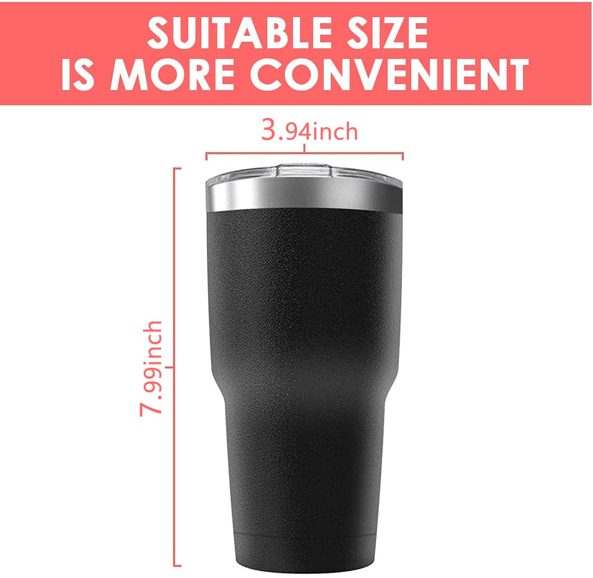 Deitybless 30oz Stainless Steel Travel Mug with Lid, 6 Pack Double Wall Vacuum Insulated Bulk Tumbler, Powder Coated Coffee Cup Suitable for Vehicle Cup Holders(Assorted Colors)