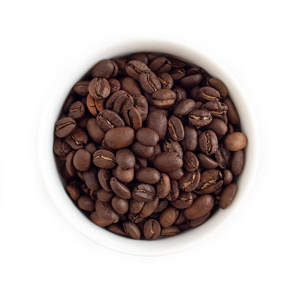 Fresh Roasted Coffee, Mocha Java Whole Bean Coffee, Medium Roast, Kosher, 5 lb (80 oz)