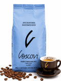 V Vescovi Decaf Espresso Beans – Smooth & Balanced, Medium Roast, Roasted in Italy, 1.1 lb (500g)