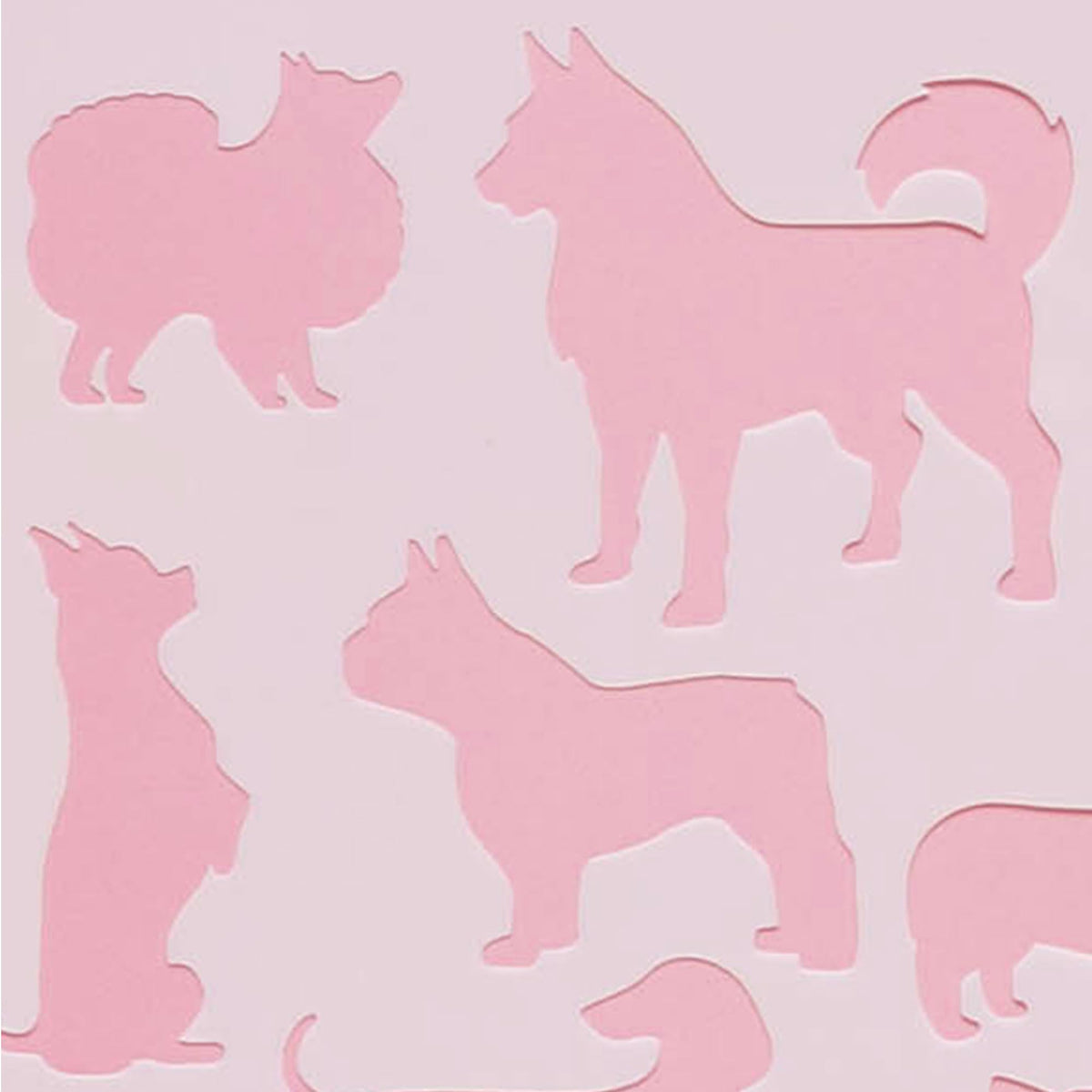 Lacupella Dog Pattern Large Cake and Baking Decorating Stencil (DOGGU)