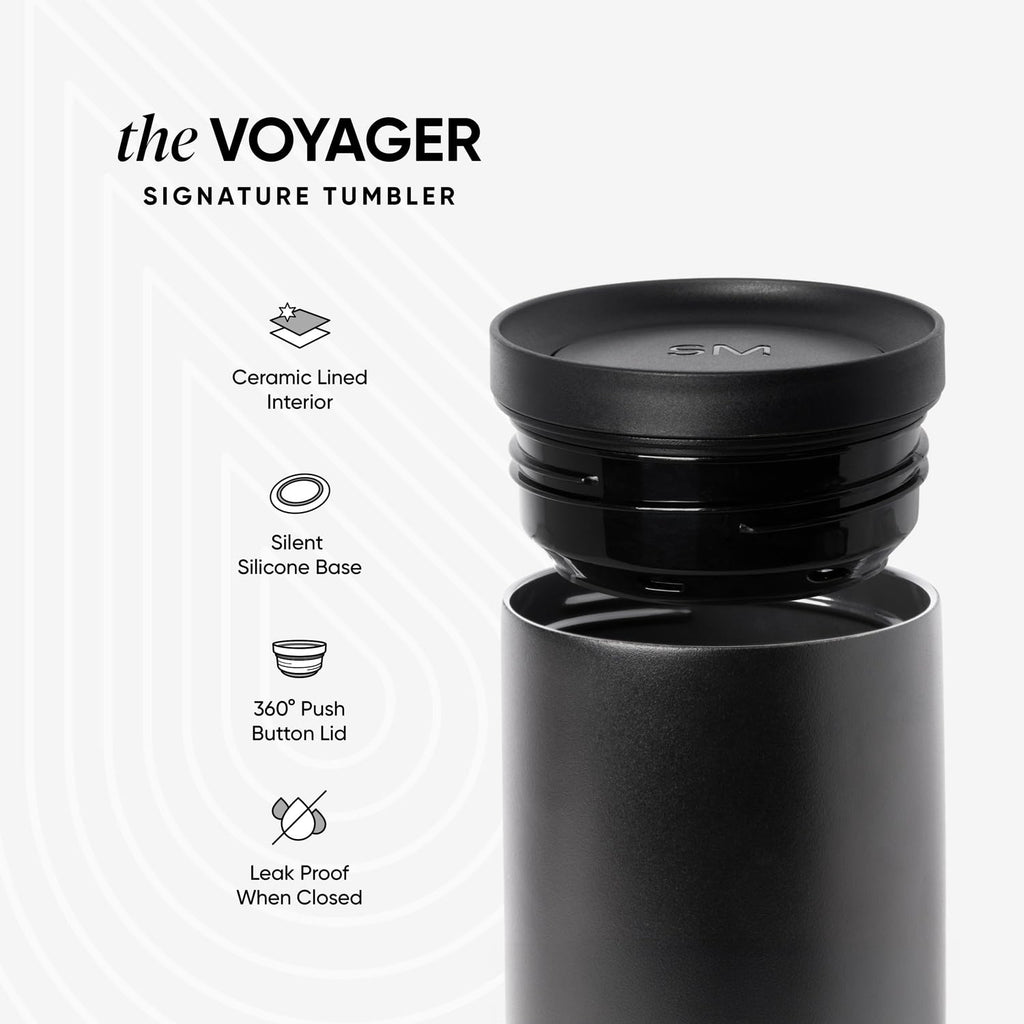 Simple Modern Insulated Travel Coffee Mug 360° Lid | 16oz | Blue