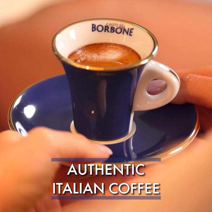 Caffe Borbone Aluminum Coffee Pods, 100% Arabica, Medium Roast, Aromatic and Refined, Genuine Italian Coffee - NOT compatible with Vertuo - 50 Count