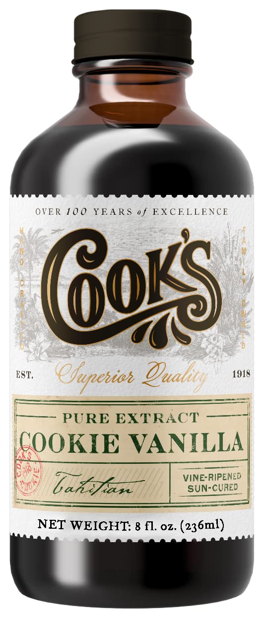 Cook's Choice Pure Cookie Vanilla Extract for Baking, 8 oz