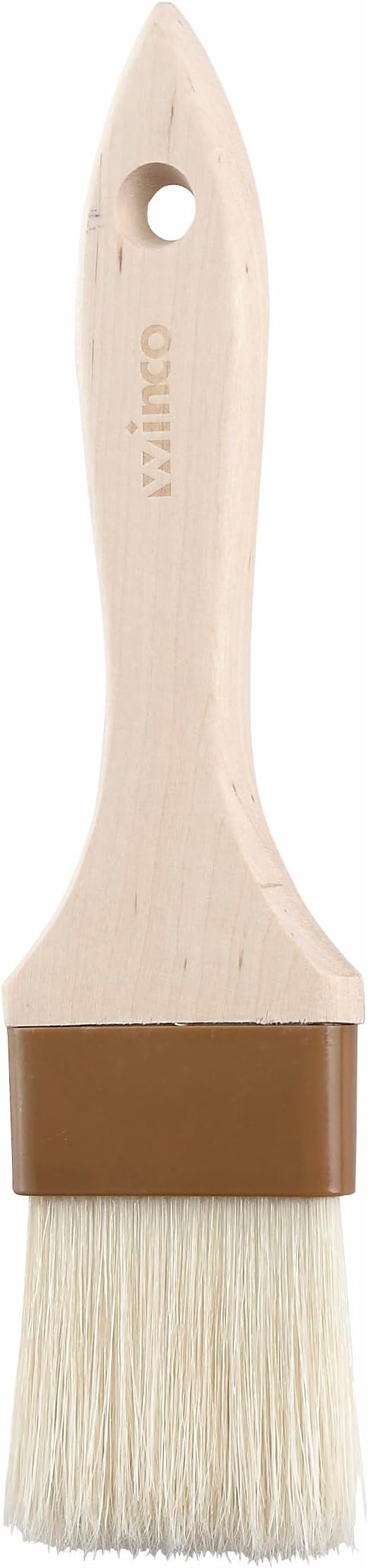 Winco 1 1/2" Boar Bristle Basting Brush