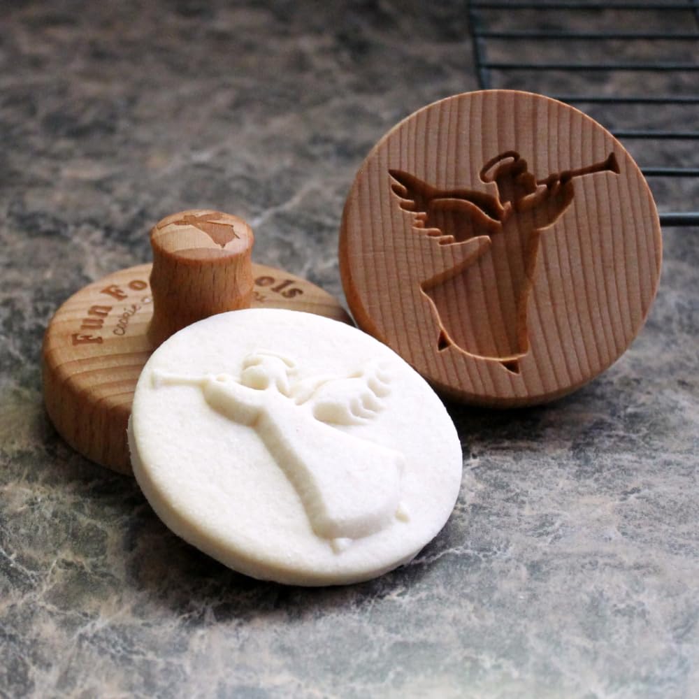 Fun Food Tools, Wood Cookie Stamp, 2.5 Inch (Chartres Cathedral CS-056)