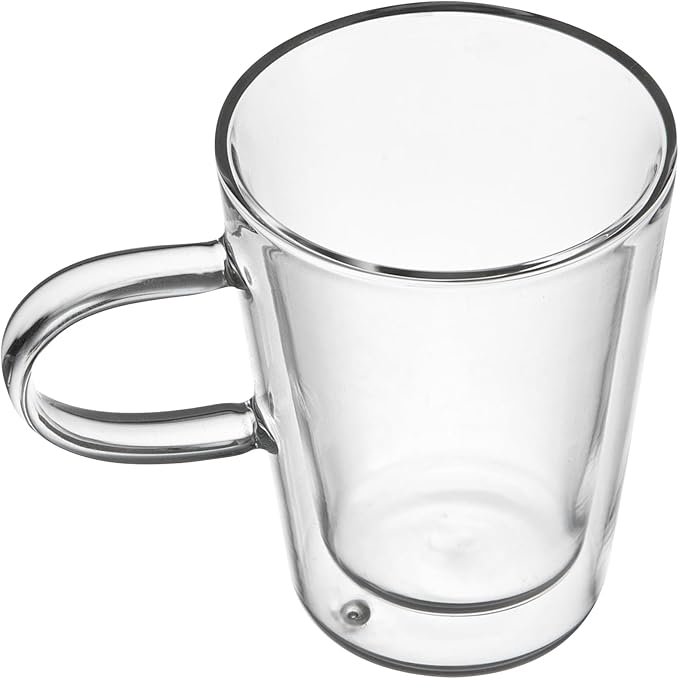 Restaurantware 5 oz Professional Glass Mug, 2 Pack
