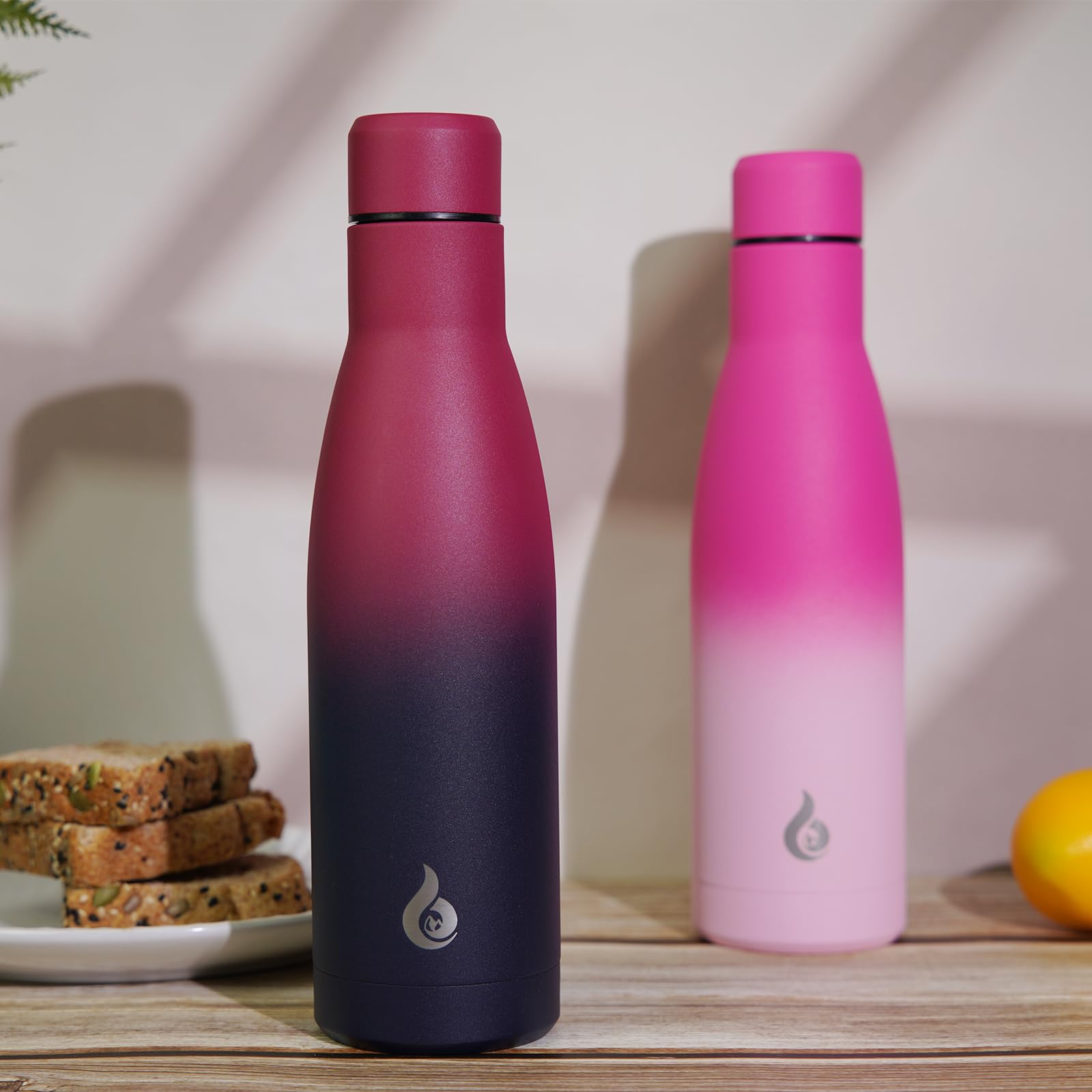 BJPKPK 25 oz Insulated Stainless Steel Water Bottle, Metal Sports Flask
