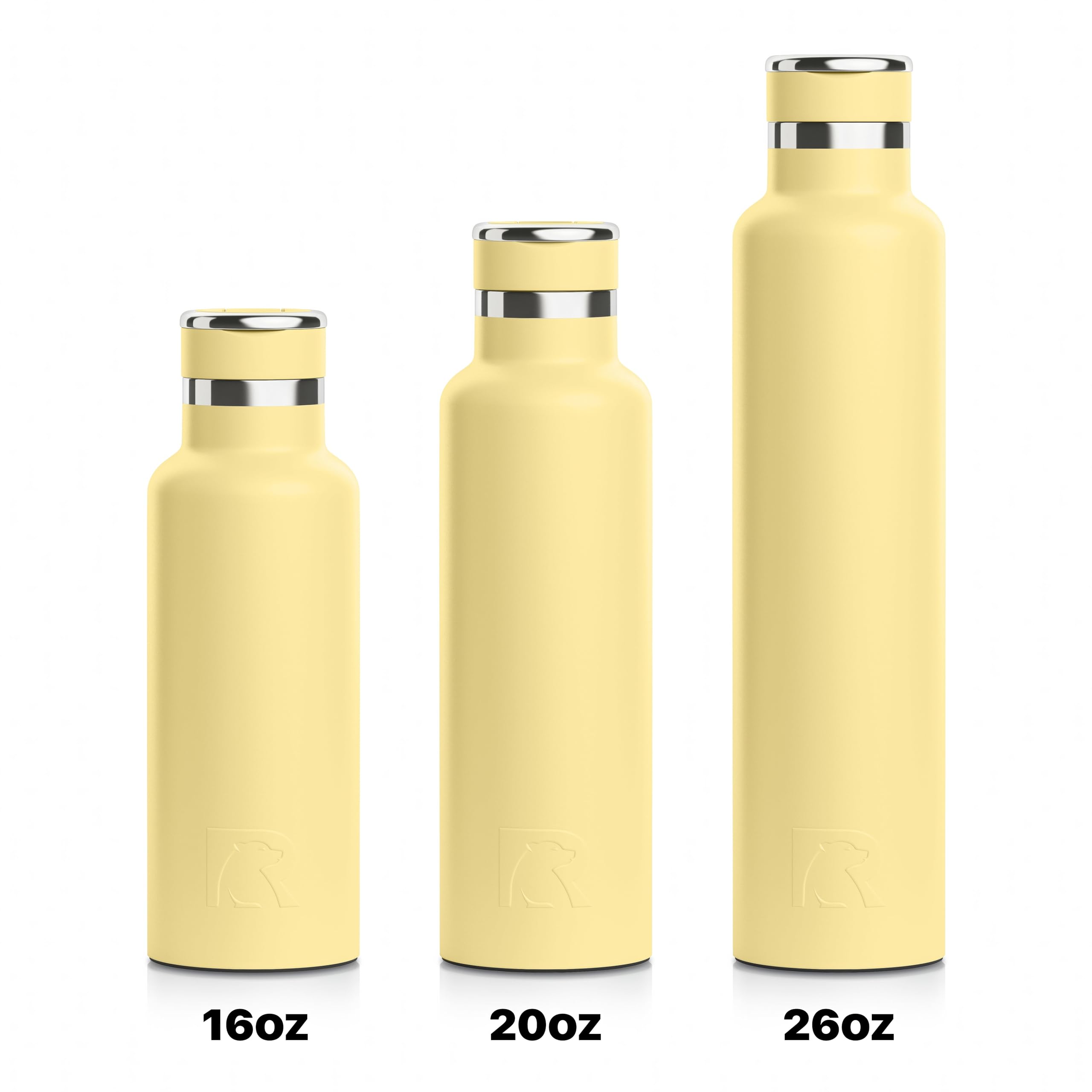 RTIC 26oz Journey Water Bottle, Ceramic Lined, Sunlight