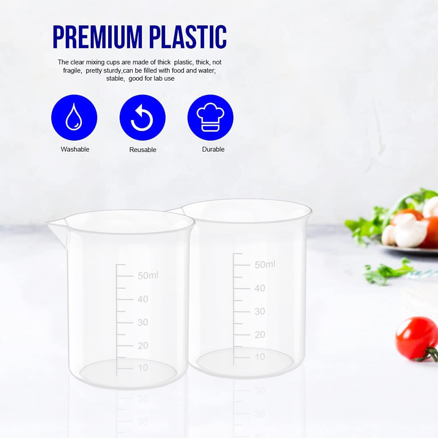 12 Pcs 17 Oz Transparent Experiment Measuring Cup