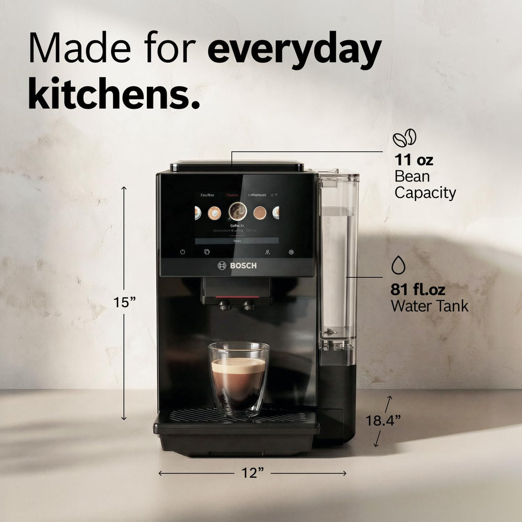 Bosch 800 Series Fully Automatic Coffee, Espresso Machine - Black