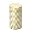 Waraku Fuuka Japanese Pokkan Matcha Coffee Spice Tea Tin Canister Washi Paper Storage with Lid 7.05 oz Capacity (Kenran Ichimatsu)