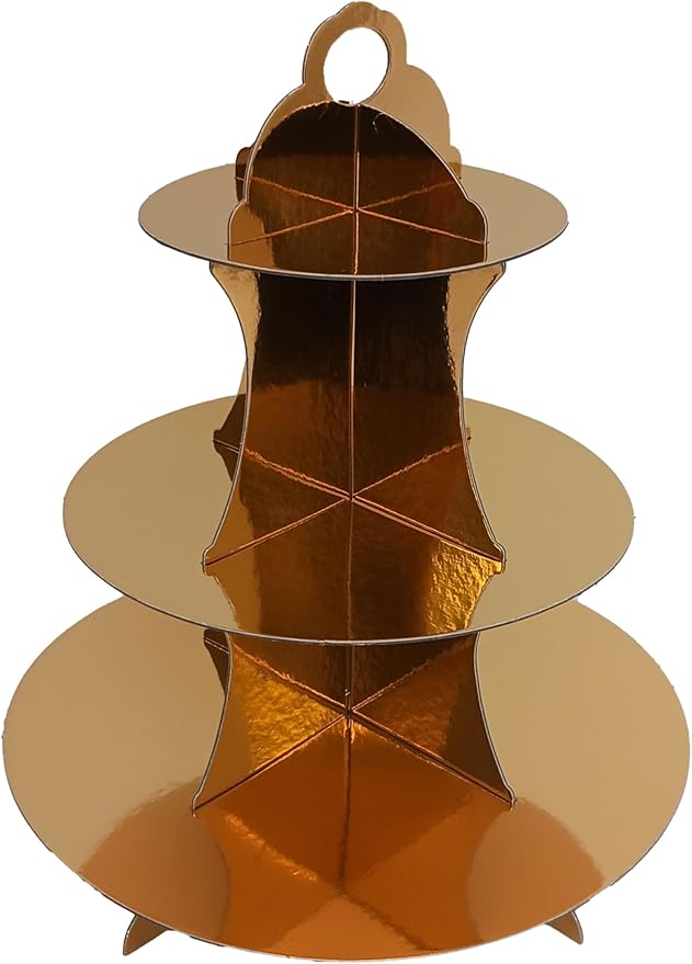 Gold Cupcake Stand, 3 Tier Cupcake Stand