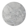 Koville Round Marble Pastry Cutting Board - 11" Gray Marble Cheese Board for Baking, Charcuterie, Pastry, Trivet - Non-Stick Heat Resistant Stone Cutting Boards for Kitchen