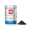illy Ground Coffee Espresso - 100% Arabica Beans – Classico Decaf Roast - Notes of Caramel, Toasted Bread & Chocolate - Rich Aromatic Profile - No Preservatives – 8.8 Ounce