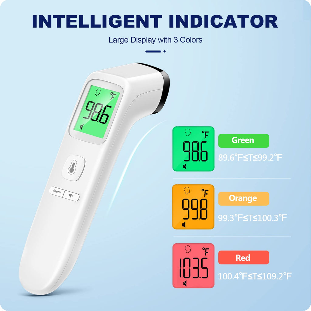 No-Touch Thermometer for Adults and Kids, Accurate Digital Baby Thermometer