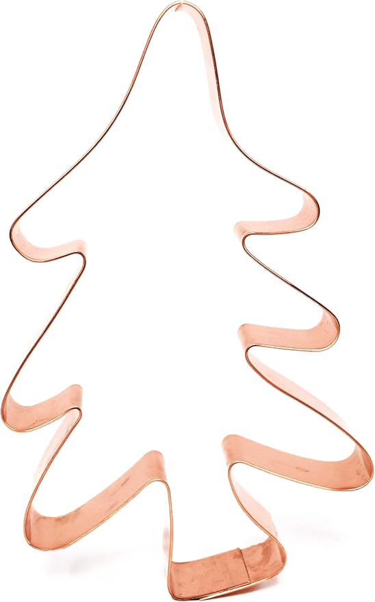 The Fussy Pup Christmas Tree Cookie Cutter, 5 Inch Handcrafted in USA