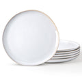 AmorArc Ceramic Dinner Plates Set of 6, 10.5 Inch Stoneware Plates Set