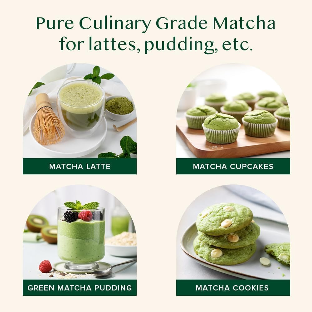 VAHDAM Matcha Green Tea Powder (3.53oz|50 Servings) Sourced from Japan