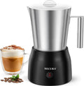Secura Electric Milk Frother, 17oz Stainless Steel Hot & Cold Foam Maker