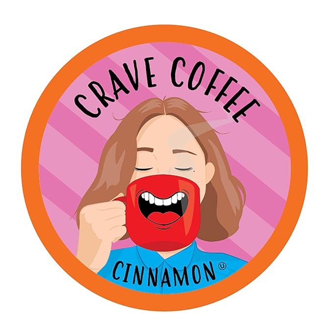 Crave Beverages Flavored Coffee Pods Sampler, Compatible with 2.0 K-Cup Brewers, Assorted Variety Pack