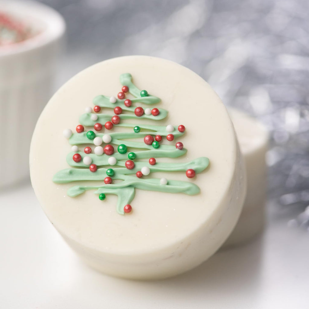 Sweets Indeed Sprinkles, 4 Pack, Edible Sprinkle Mix, Perfect for Cake Decorations, Baking, Ice Cream, Cookies, Cupcake Topper (Christmas)