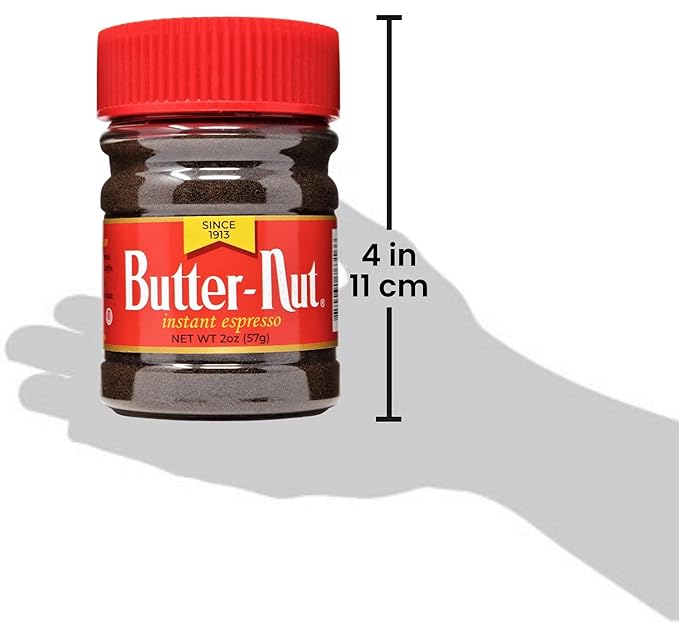 Butter-Nut Instant Espresso Coffee, 2 Ounce (Pack of 12)