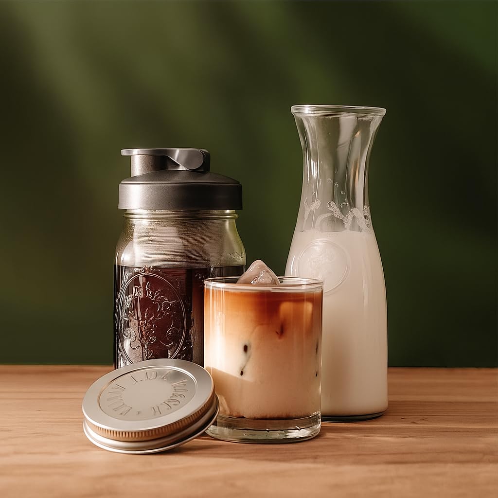 County Line Kitchen 64oz Cold Brew Coffee Maker with Leak Proof Lid - Gray