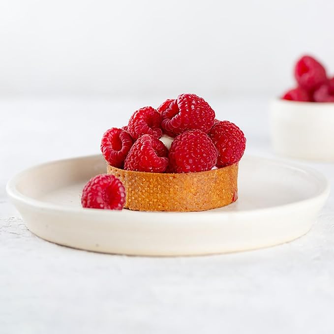 Frcctre 9 Pack 3.15 Inch 304 Stainless Steel Tart Rings, Heat-Resistant Perforated Nonstick Round Mousse Cake Rings Metal Crumpet Ring Pastry Mold Circle Tartlet