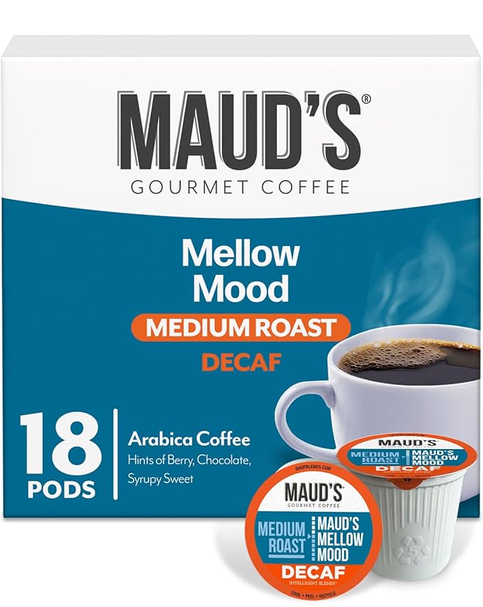 Maud’s Flavored Decaf Coffee Pods Variety Pack, 24ct