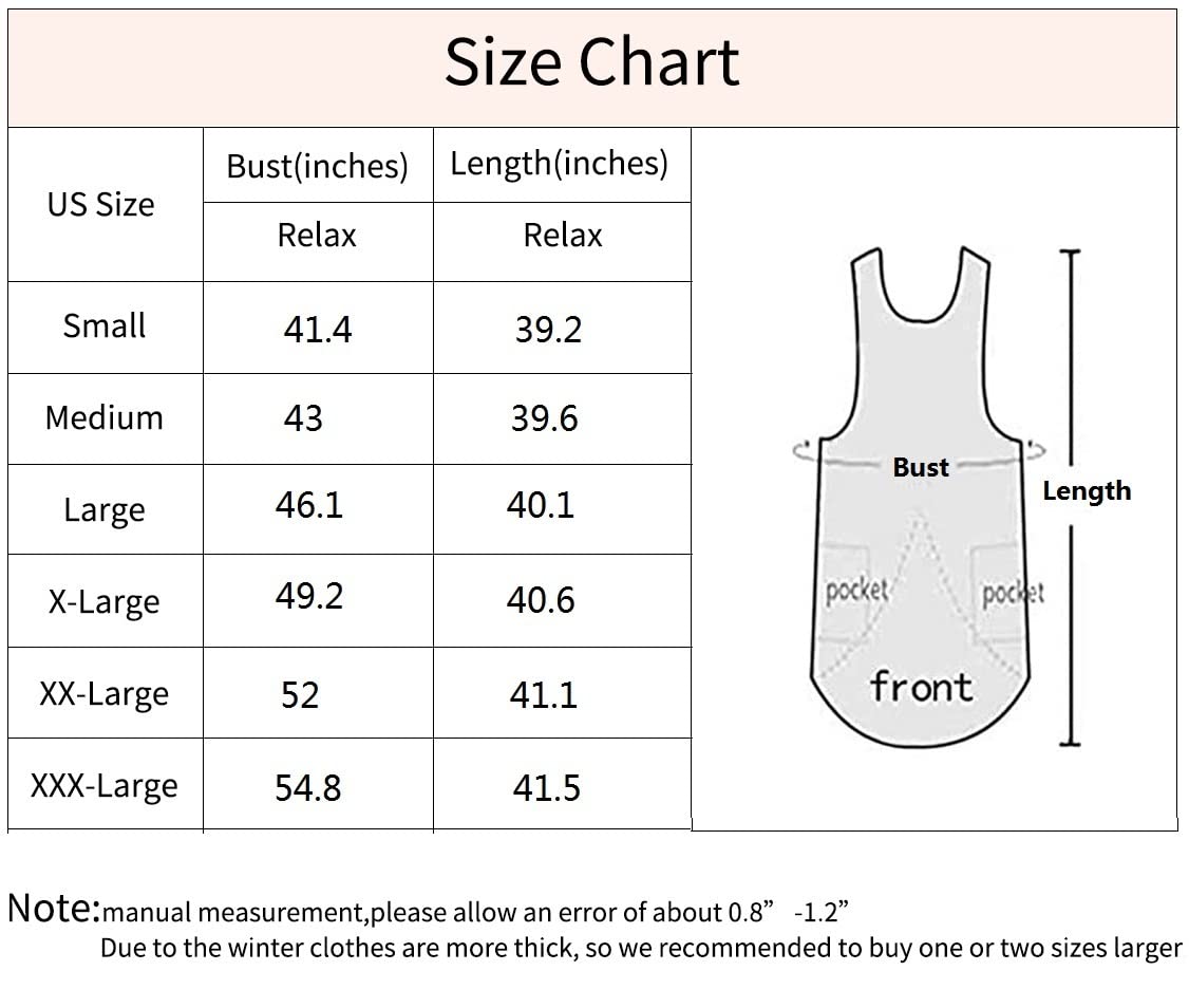 Larmliss Women's Pinafore Square Apron Baking Cooking Gardening Works Cross Back Cotton/Linen Blend Dress with 2 Pockets Orange-XL