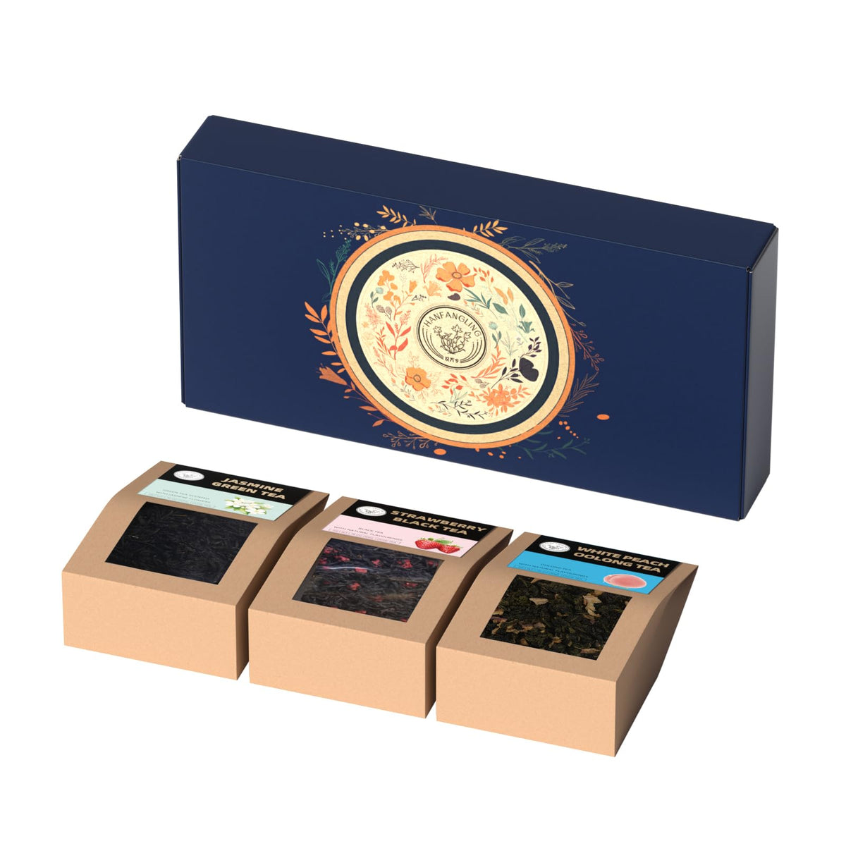 HANFANGLING Strawberry Black Tea, 100% Natural Loose Leaf, Blend Of Strawberry Fruit And Black Tea Aroma