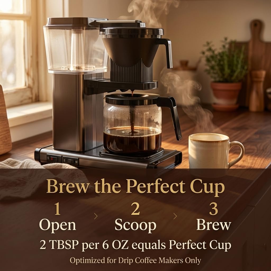 Fresh Roasted Coffee, Organic Guatemala Drip Ground Coffee, Medium Roast, USDA Organic, Single-Origin, 3rd Party Tested for Mold, Mycotoxin & Pesticides, Kosher, 5 lb (80 oz)