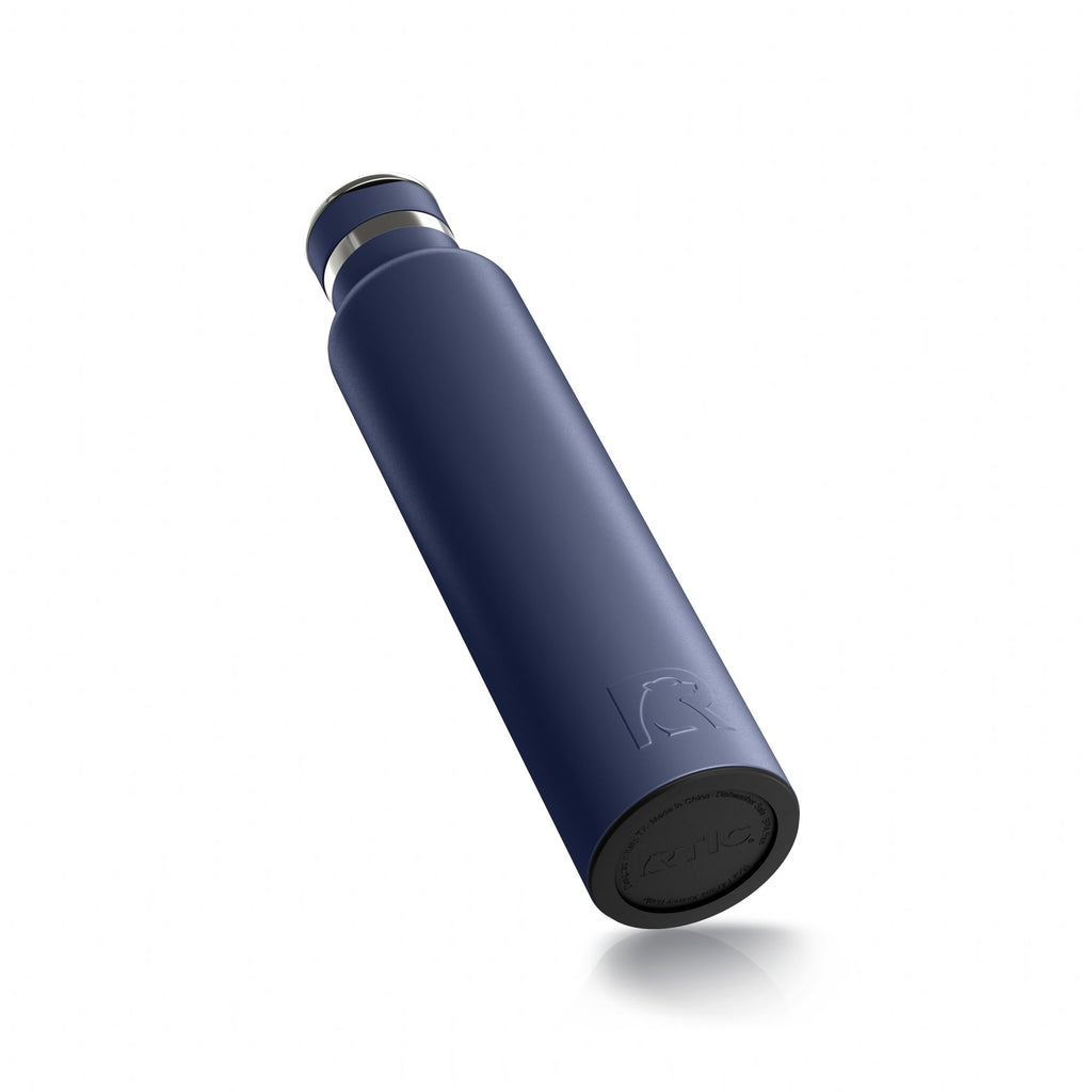 RTIC 26oz Journey Water Bottle, Ceramic Lined, Navy