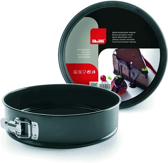 IBILI Moka Springform Pan Cake Mold Tin Non Stick with Loose Detachable Bottom for Baking (4 Inches)
