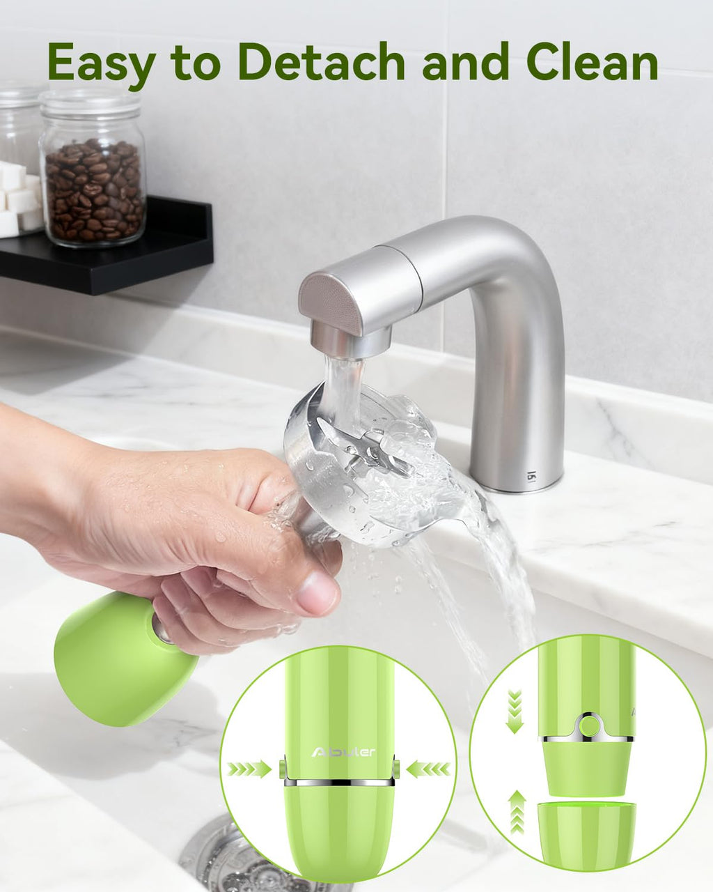 Immersion Blender Handheld 5 in 1 Hand Blender, 1000W Hand Mixer Stick, BPA-Free 12 Speed Handheld Blender with Mixing Beaker, Chopper, Whisk and Milk Frother for Soup, Smoothies, Sauce, Baby Food