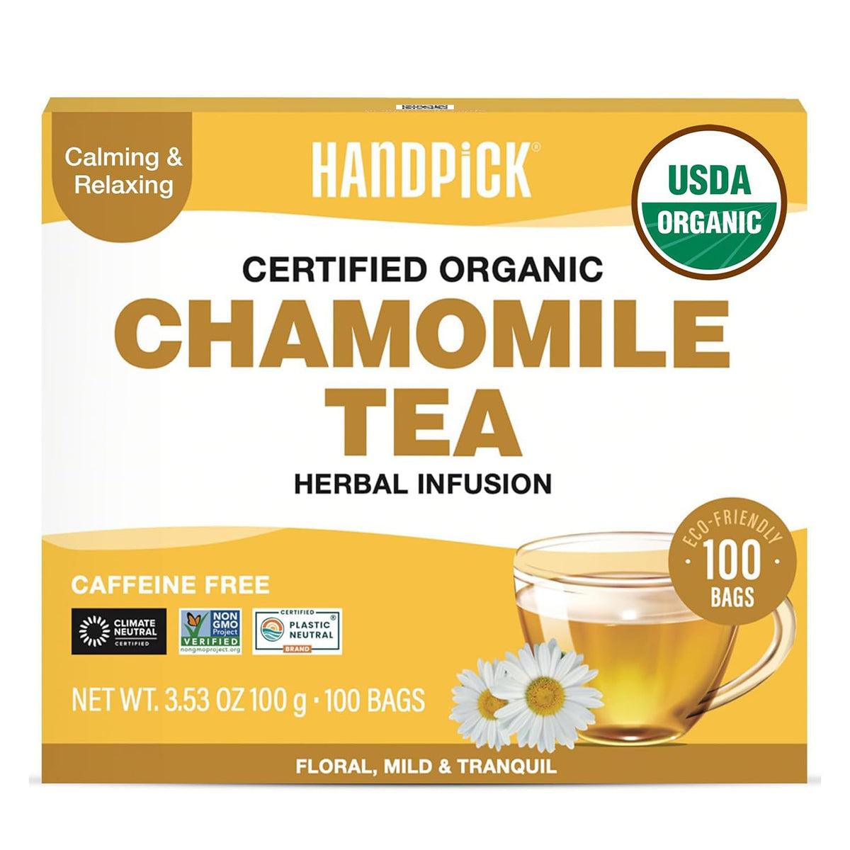 HANDPICK Fennel Tea (100 Teabags) Authentic Indian Origin Natural Grown