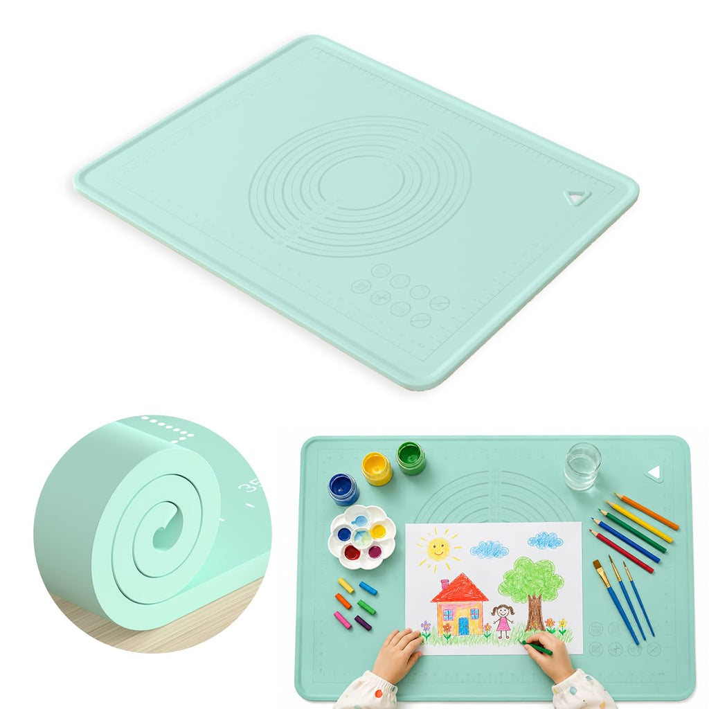 SKEAP Silicone Mat for Arts and Crafts –Non-Slip, Non-Stick Craft Mat