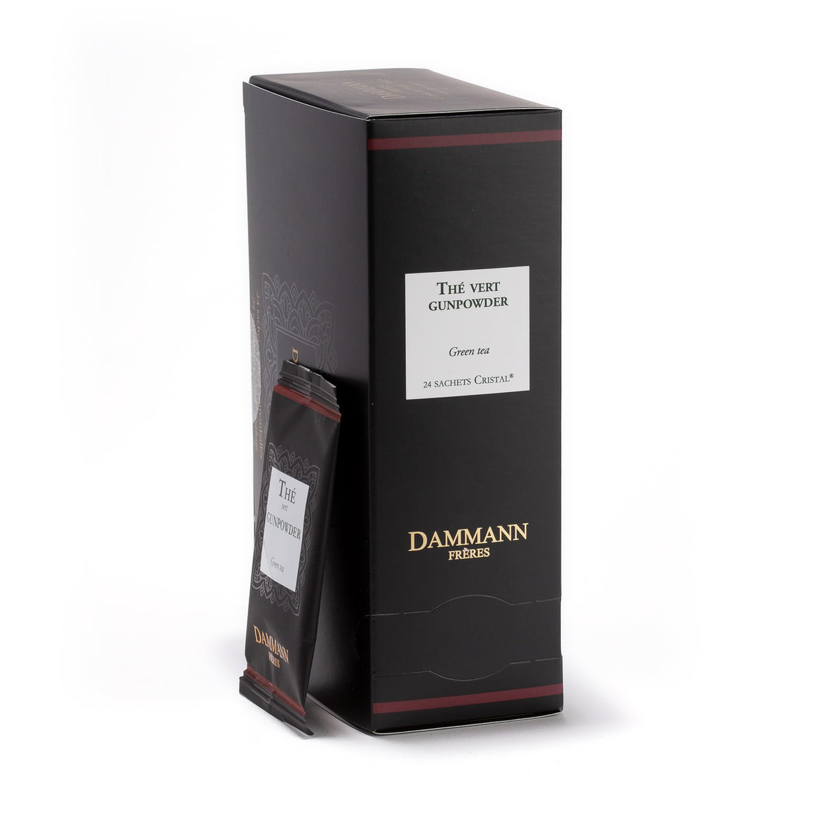 Dammann Freres Satchets, Chai Tea Bags, Premium Gourmet French Black Tea, Blend Ginger, Cinnamon, Cardamom Flavors, Individually Wrapped, 24 Count (Single Pack)