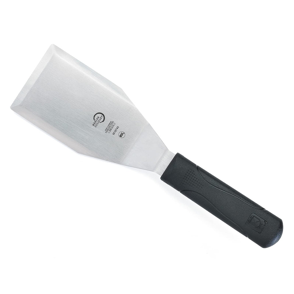 Mercer Culinary Millennia Heavy Duty Turner /Spatula, 5 Inch x 3 Inch Blade, Black Handle