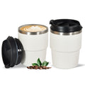 CHLJAR Espresso Cups, 6oz Insulated Espresso Cup Set of 2, Espresso Shot Cups, Stainless Steel Espresso Glasses, Stackable Mini Tumbler, Small Cup for Coffee