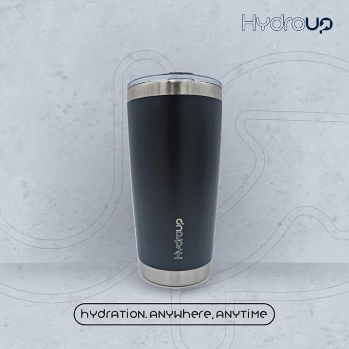 20 oz Tumbler Cup | Stainless Steel Insulated Coffee Mug with Lid | Coffee Travel Mug & Iced Coffee Cup | Leakproof Coffee Tumbler | BPA-Free Insulated Tumblers (Navy)