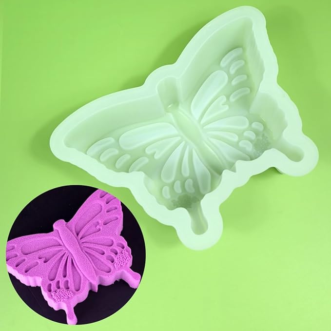 mostsom Butterfly Mousse Cake Silicone Mold DIY French Pastry Dessert Jelly Soap Flip Sugar Baking Tool Accessories (C_ Butterfly)