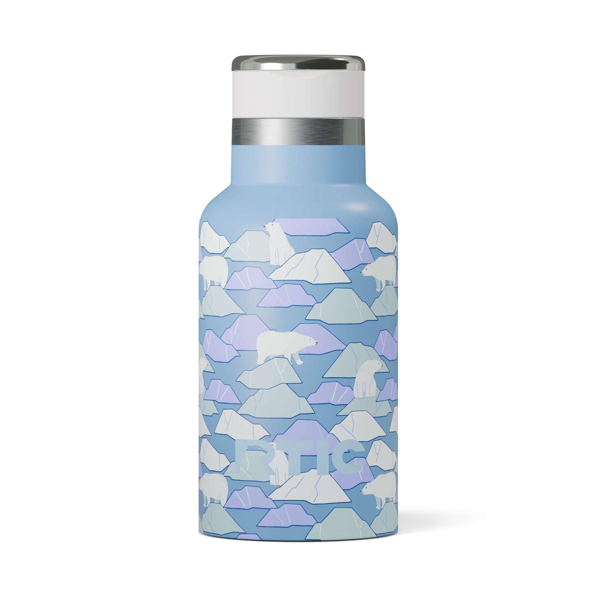 RTIC Little Journey Water Bottle with Straw, Ceramic Lined, Polar Ice