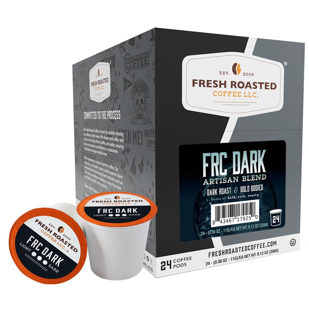 Fresh Roasted Coffee, Organic Bali Blue Moon K-Cup Pods for Keurig Brewers, Medium Roast, USDA Organic, Kosher, 24 Count (Pack of 3)