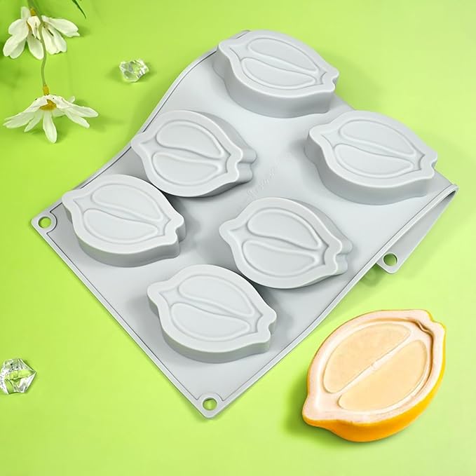mostsom 3D Lemon Silikone Cake Mold For Baking Mousse Desserts Bakeware Cake Decorating Tools (I_ Lemon)