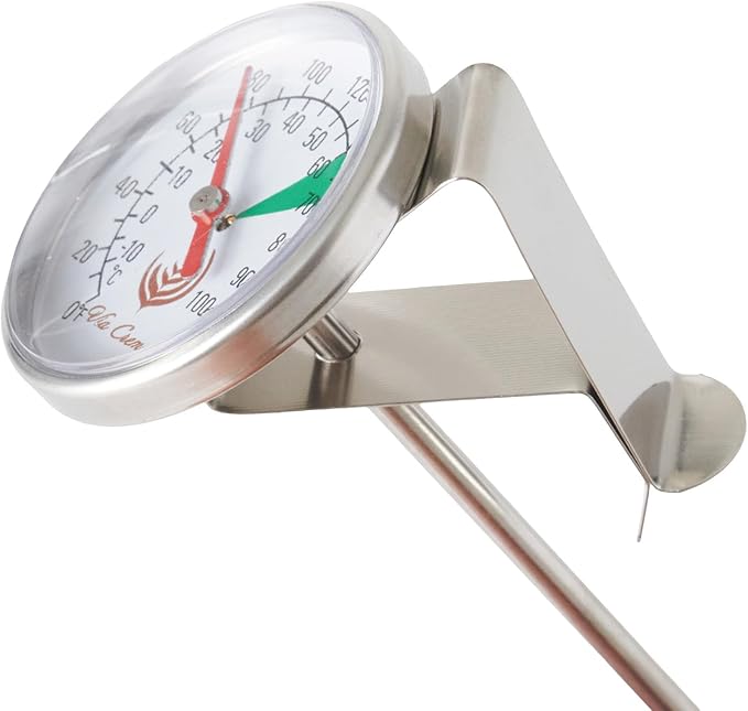 Milk Frother Jug Thermometer for Coffee Machine Milk Frothing Pitcher