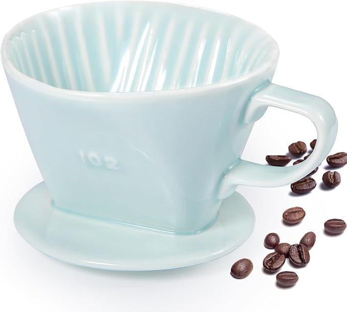Noarixa Pour Over Coffee Dripper, Ceramic Pour Over Coffee Maker
