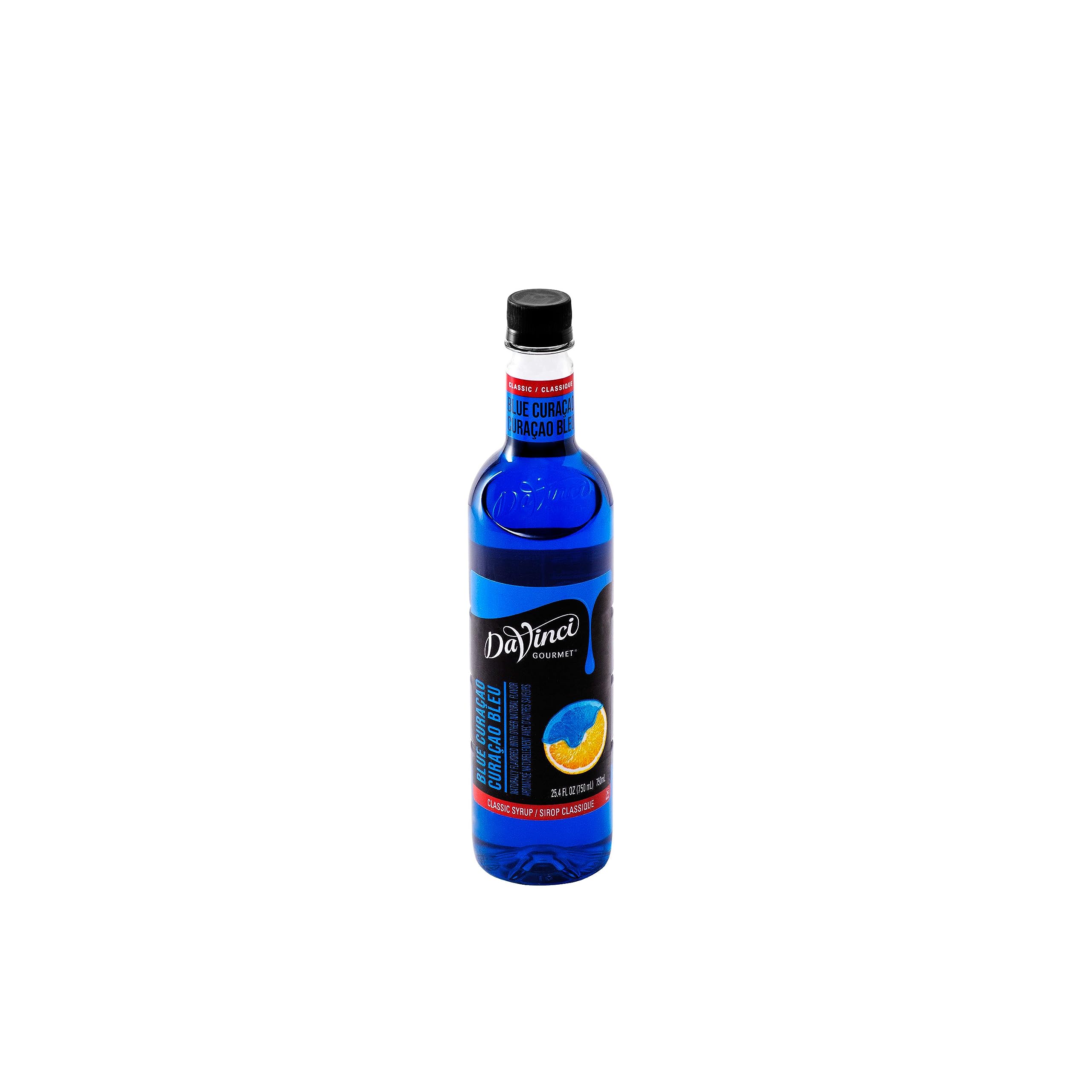 DaVinci Gourmet Classic Blue Curacao Syrup, 25.4 Fluid Ounces (Pack of 4)