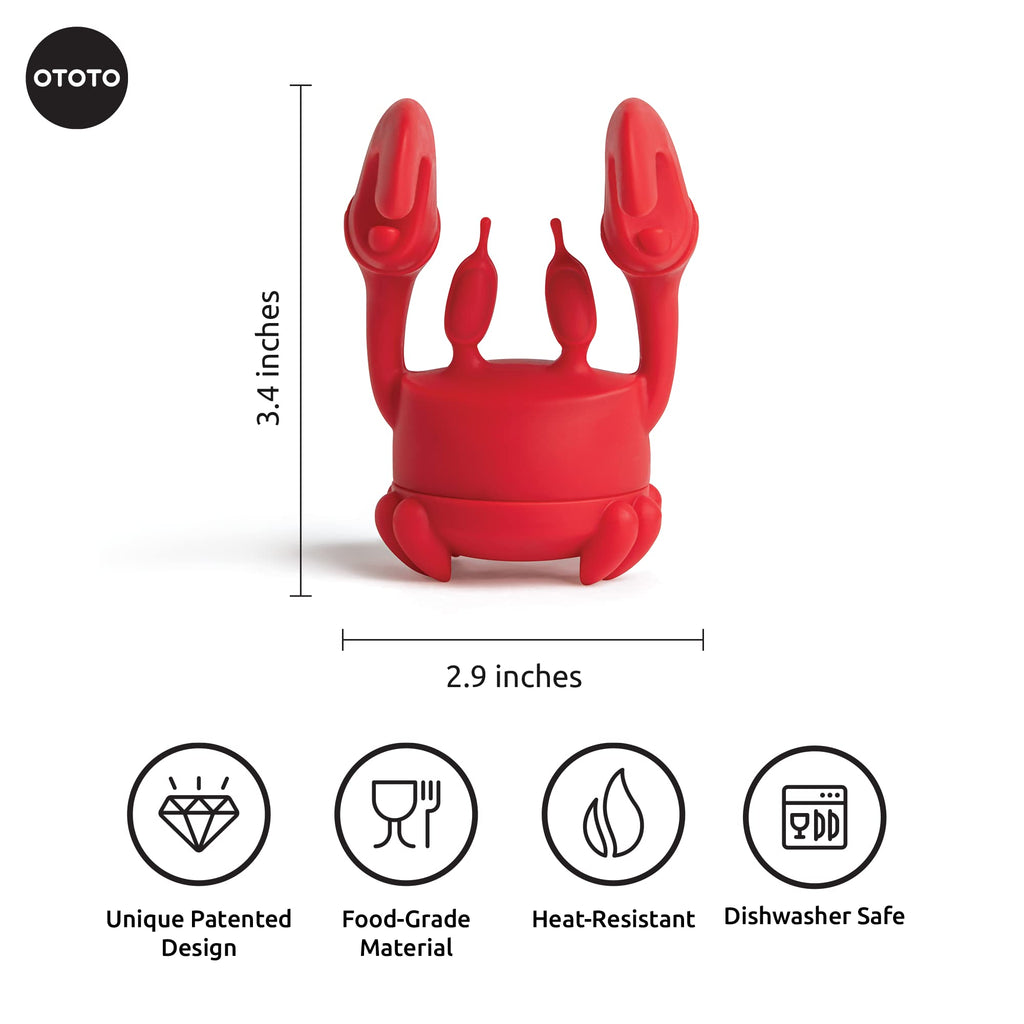NEW!!! Crab Tea Infuser by OTOTO - Cute Tea Infuser, Tea Accessories For Tea Lovers, Kitchen Accessories, Funny Gifts, Tea Infusers Loose Tea, Leaf Tea Steeper, Tea Diffuser 1 Size