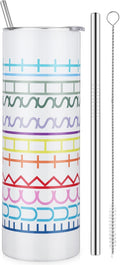 Geiserailie Hidden Message Tumbler Coffee Travel Insulated Mug Skinny Tumbler with Lid and Straw Gift Cup for Bestie Friend Coworker(20 oz)